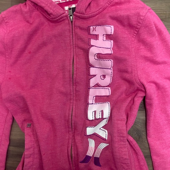 Hurley Fuchsia Y2K Zip-Up Jacket - Picture 2 of 4